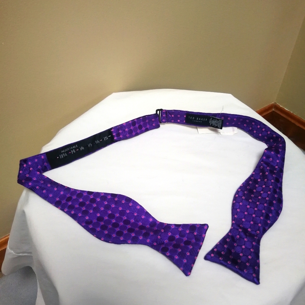 New Ted Baker Silk Bowtie
